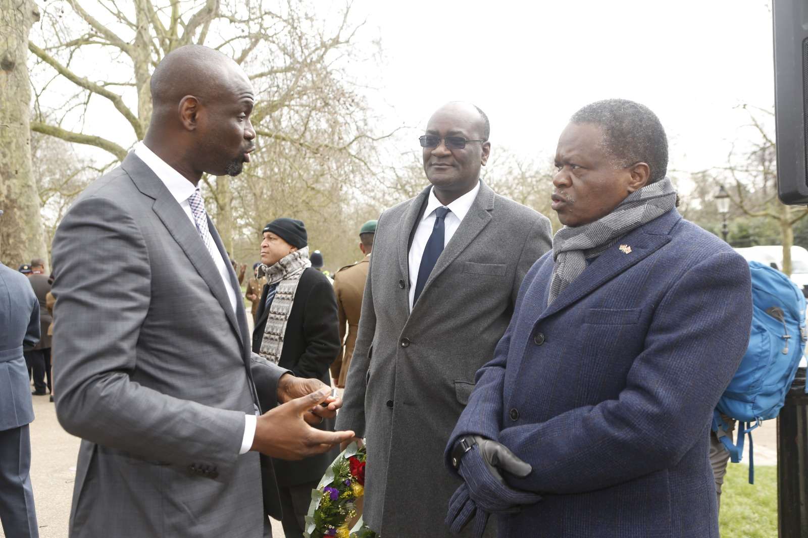 L-R: Dr Ayo Abina, with delegates at the commonwealth African Summit.